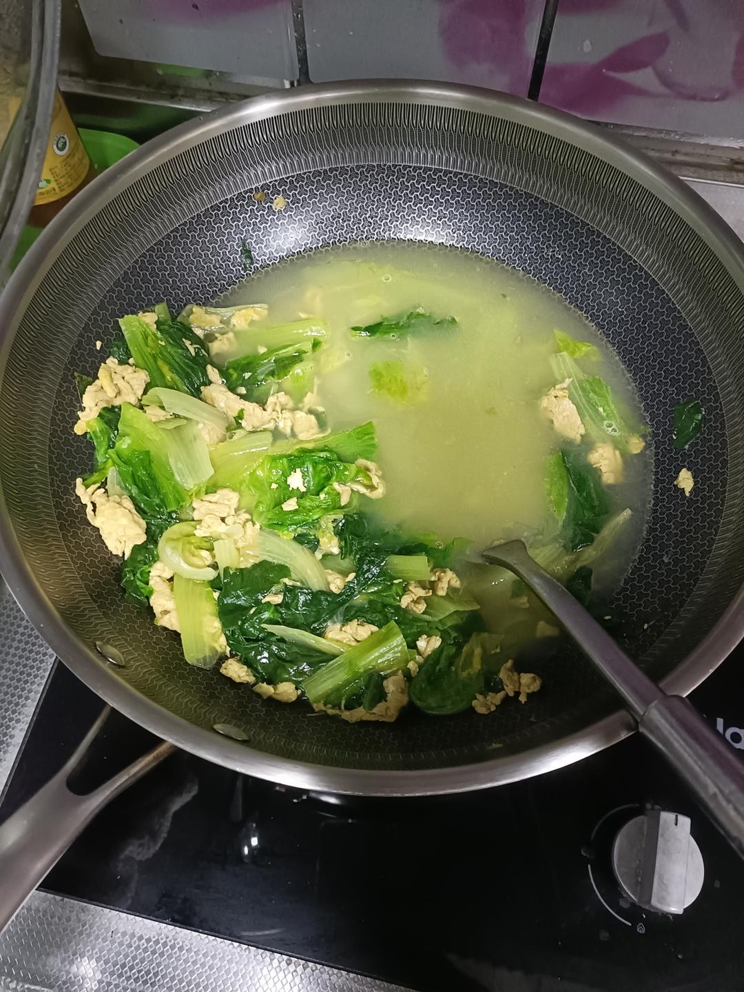 生菜鸡蛋汤