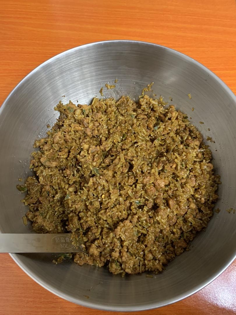小时候的肉末粉丝包子