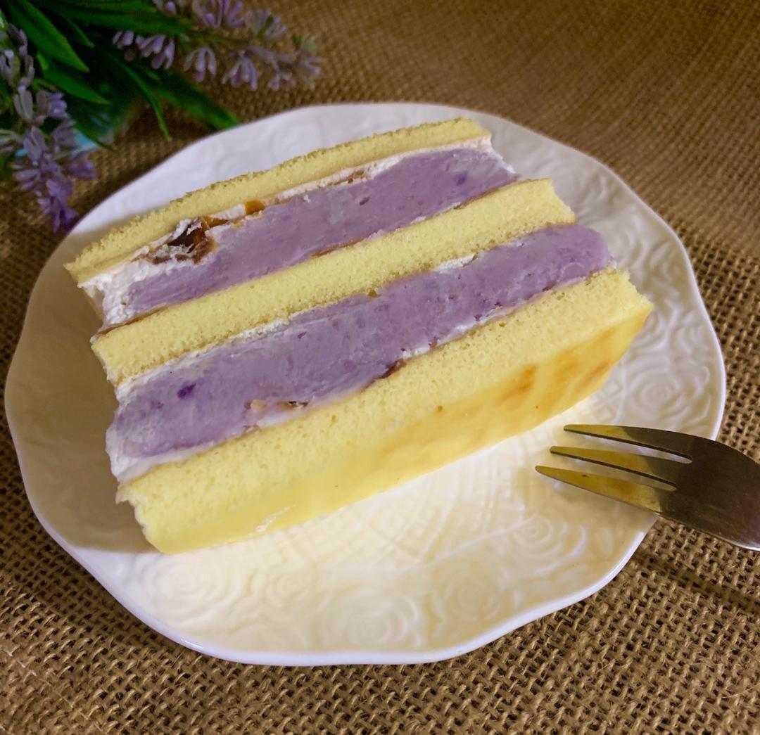 仿台湾不二家的真芋头蛋糕（Taro cake）