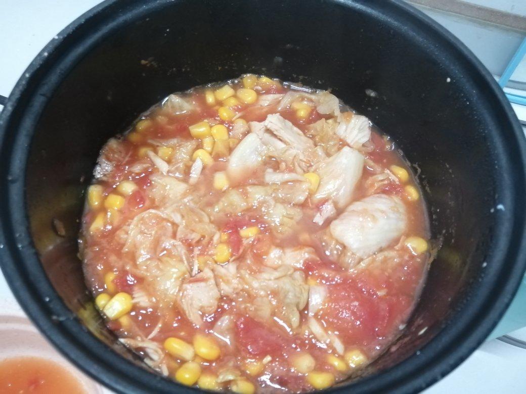 🍅｜100道减脂餐02｜超鲜美番茄汁玉米鸡胸肉