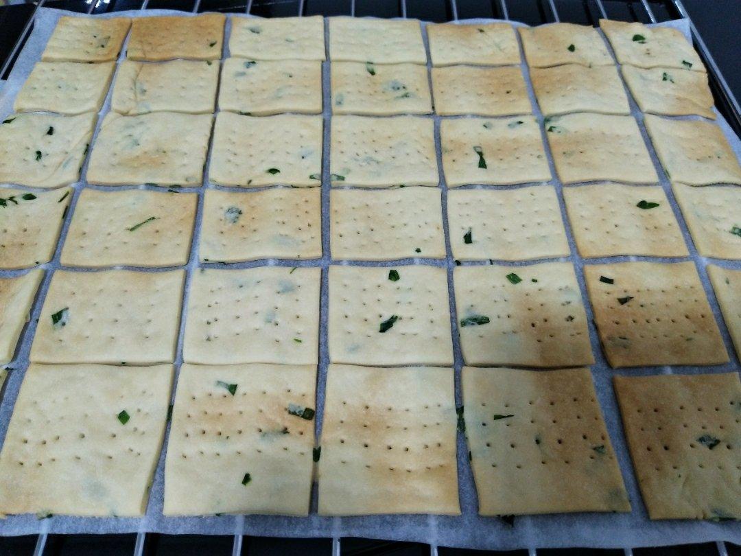 无糖葱香梳打饼干