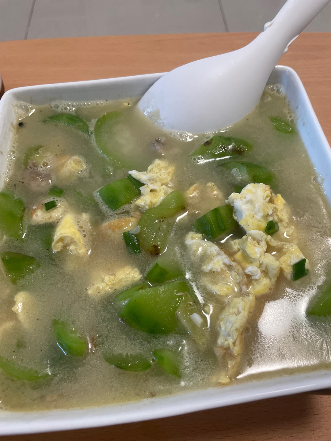 味道鲜美的丝瓜汤