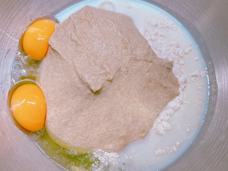 纯奶手撕吐司的做法 步骤1