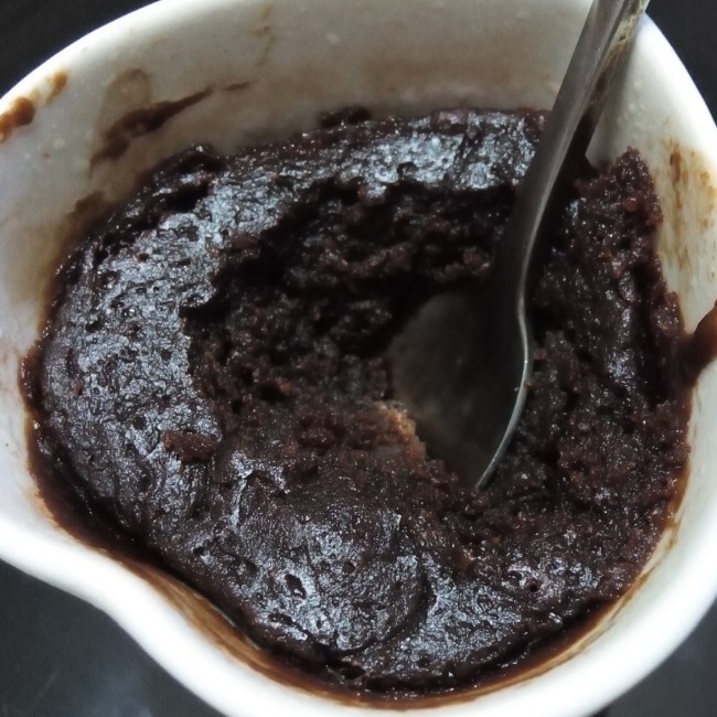 1分钟微波炉布朗尼brownie