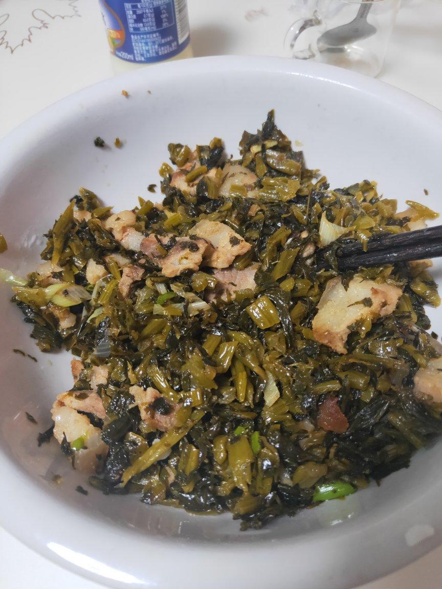 雪菜冬笋炒肉丝