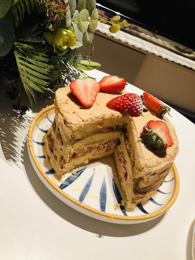 （视频）焦糖海盐蛋糕