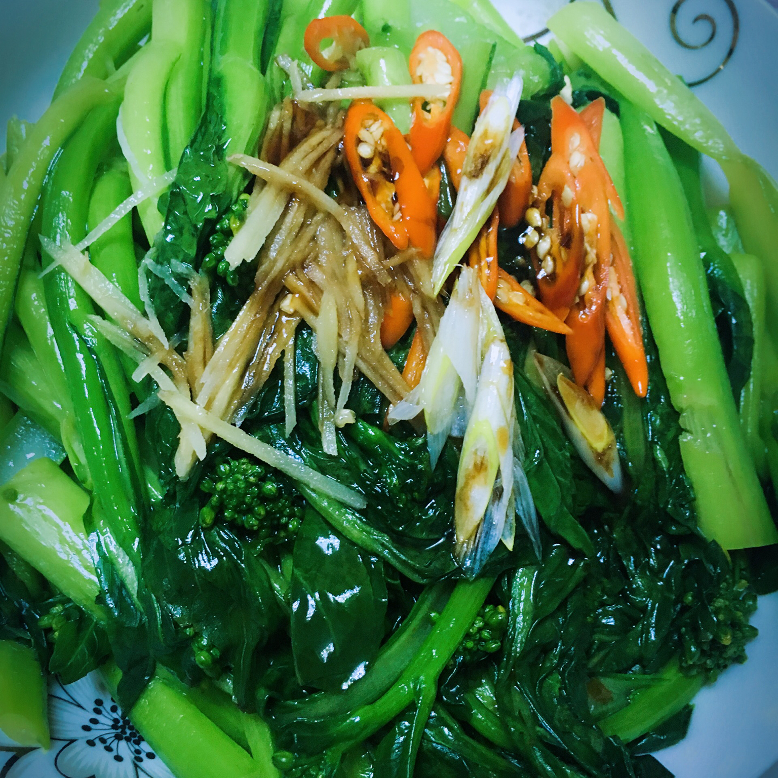 白灼菜心