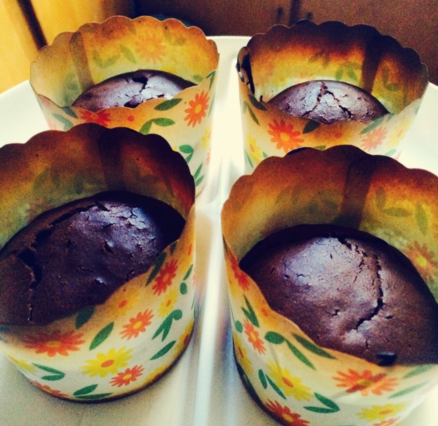 朗姆酒可可香蕉玛芬