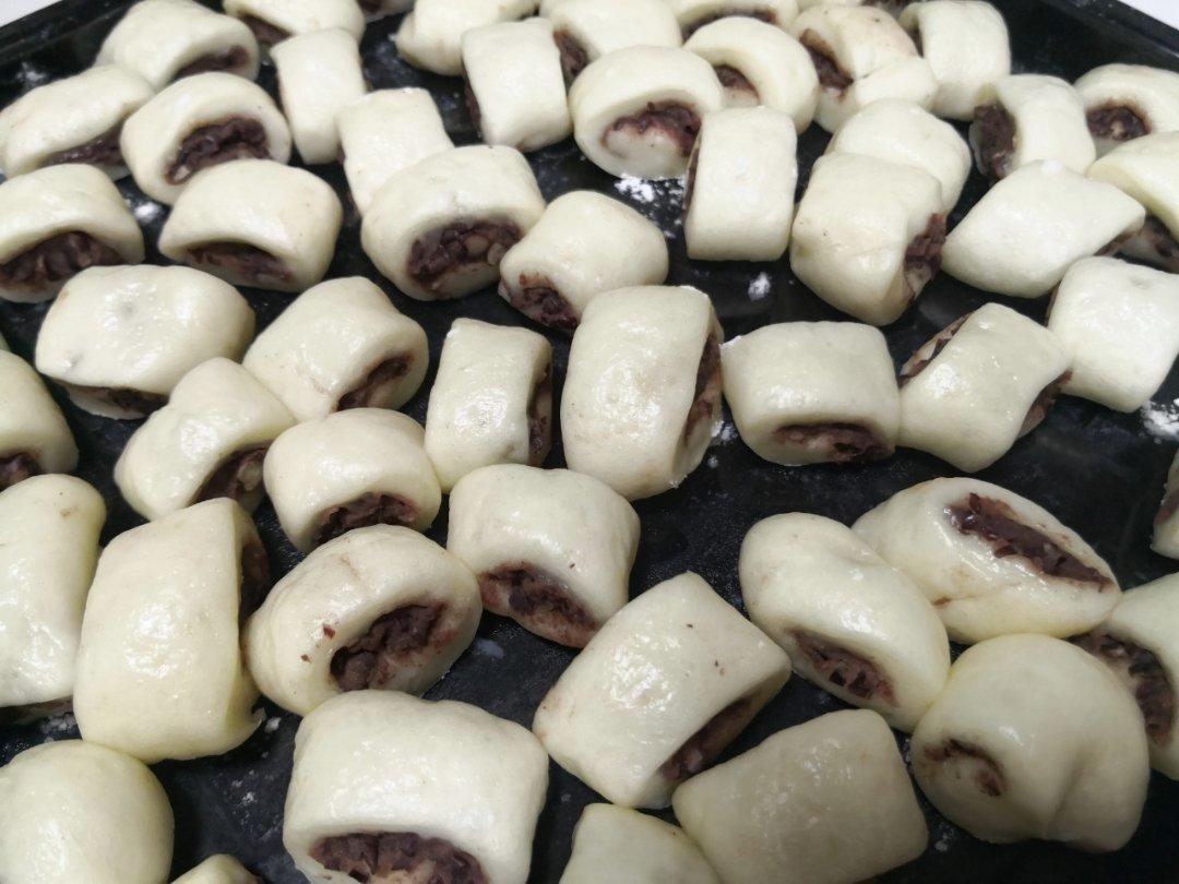 奶香夹心小馒头（一次发酵）