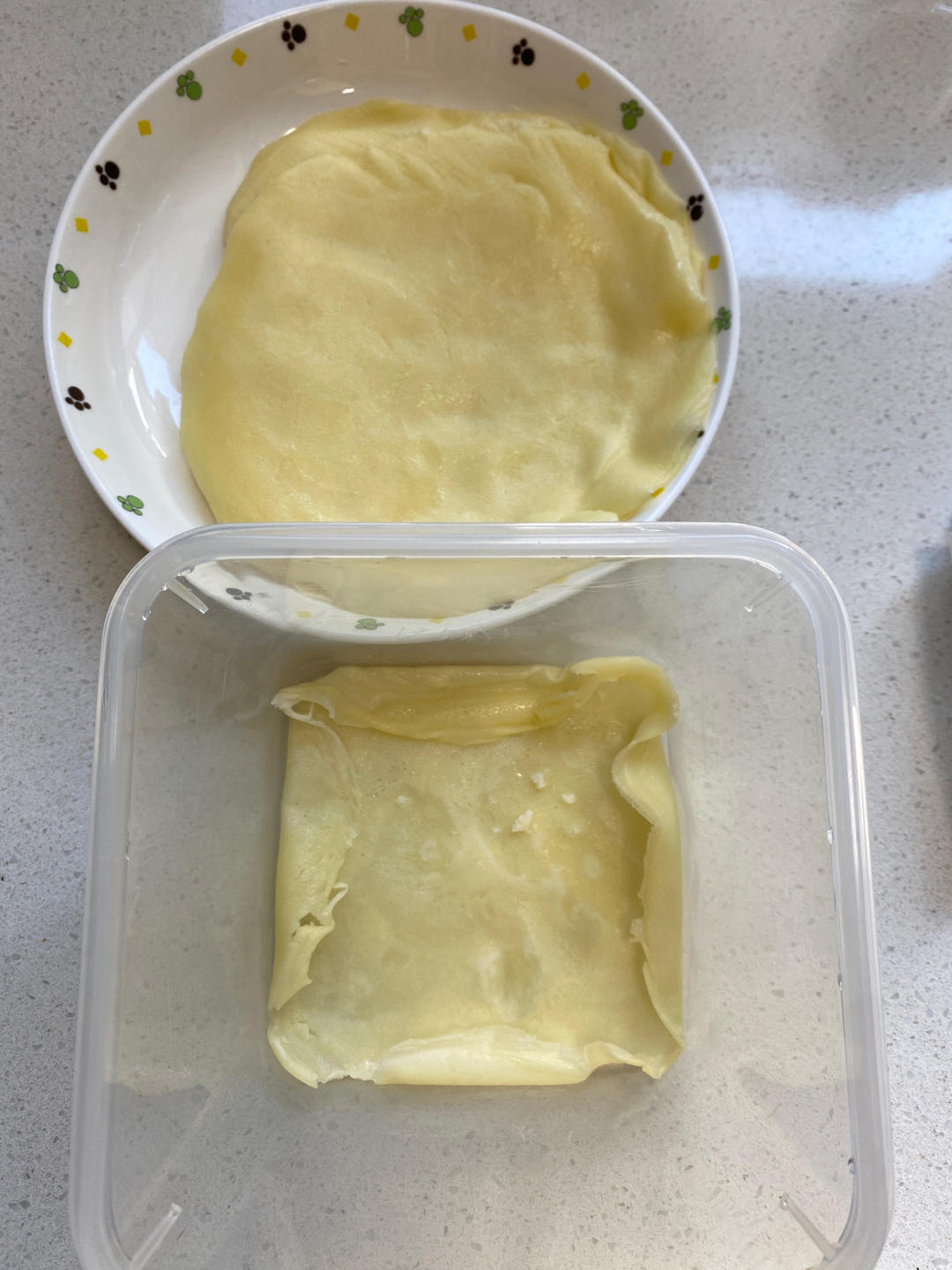 榴莲千层盒子(详细摊皮技巧)
