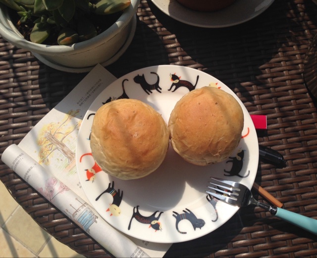 香蕉奶茶面包