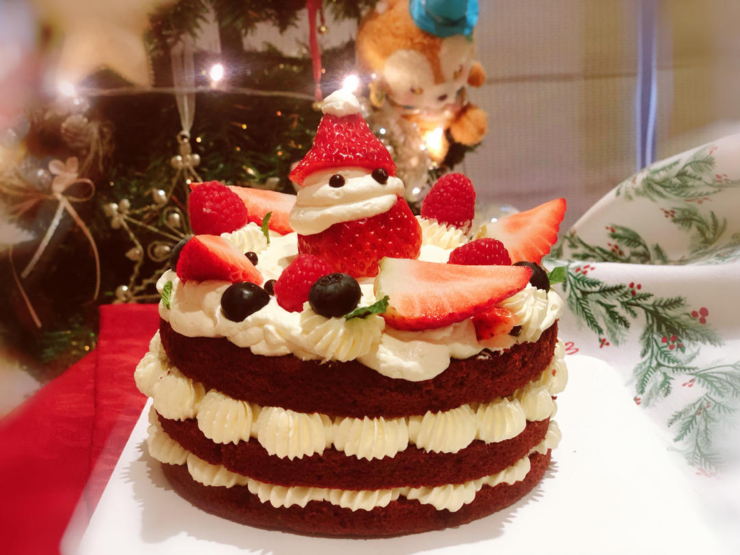 曼食慢语丨车厘子红丝绒蛋糕