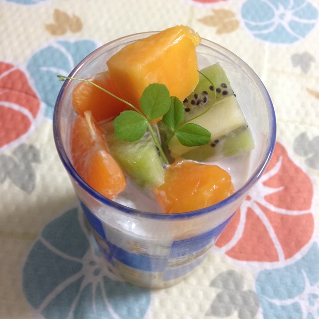 芒果椰汁黑米捞