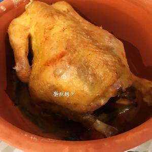 烤箱版盐焗鸡的做法 步骤5