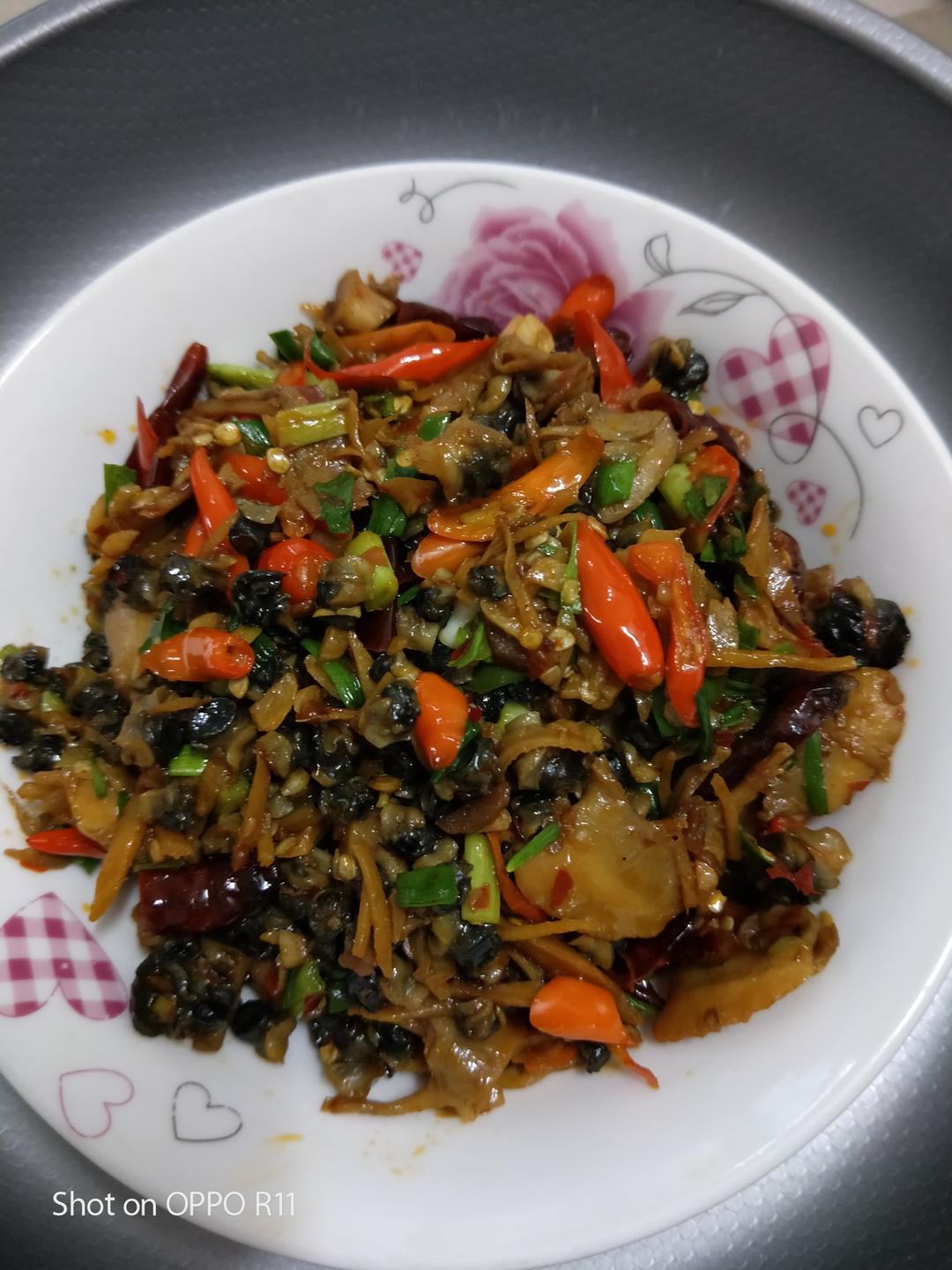 小炒田螺肉的做法