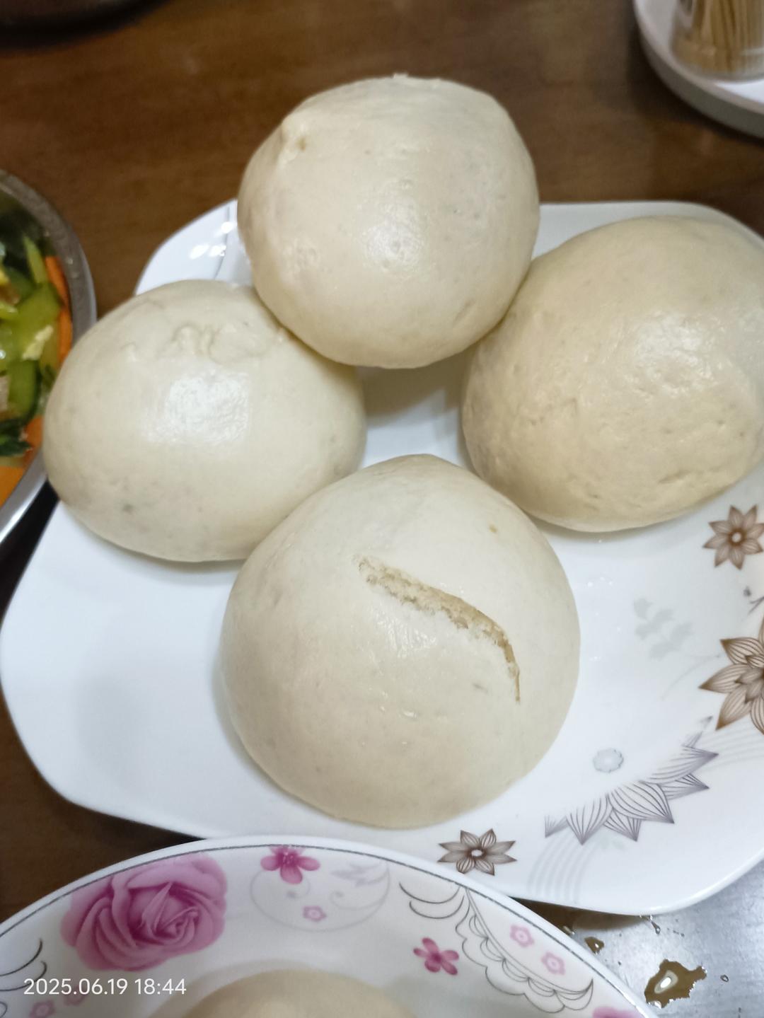 红糖燕麦开花馒头