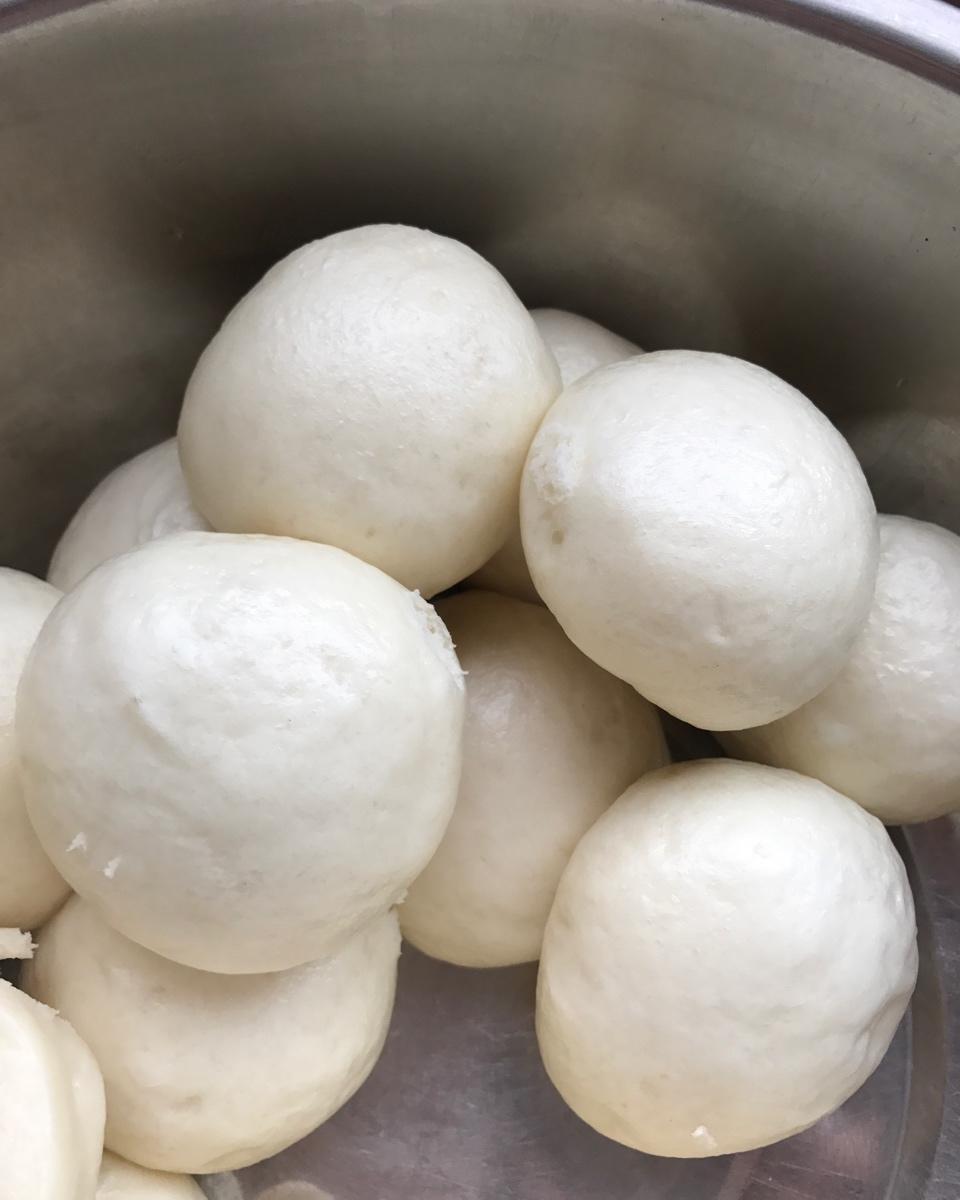 纯手工奶香馒头【无泡打粉，无添加】