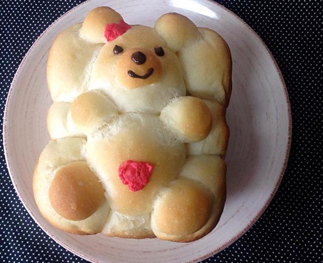 萌萌哒熊宝宝吐司～松下面包机版的做法
