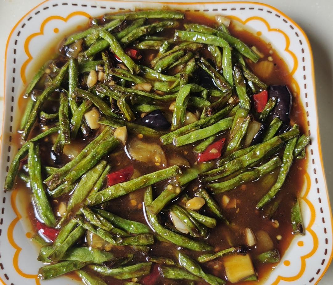 豆角烧茄子