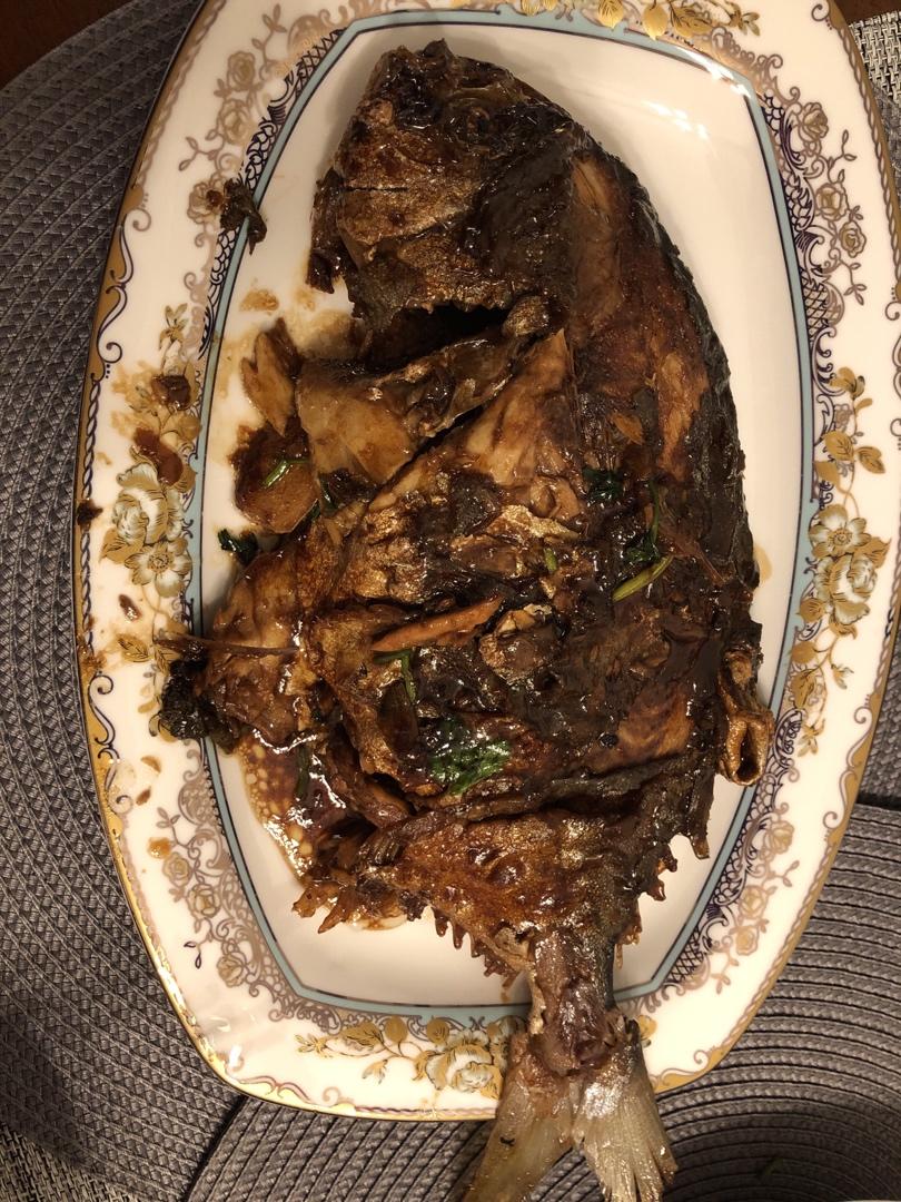 家常红烧鲳鱼