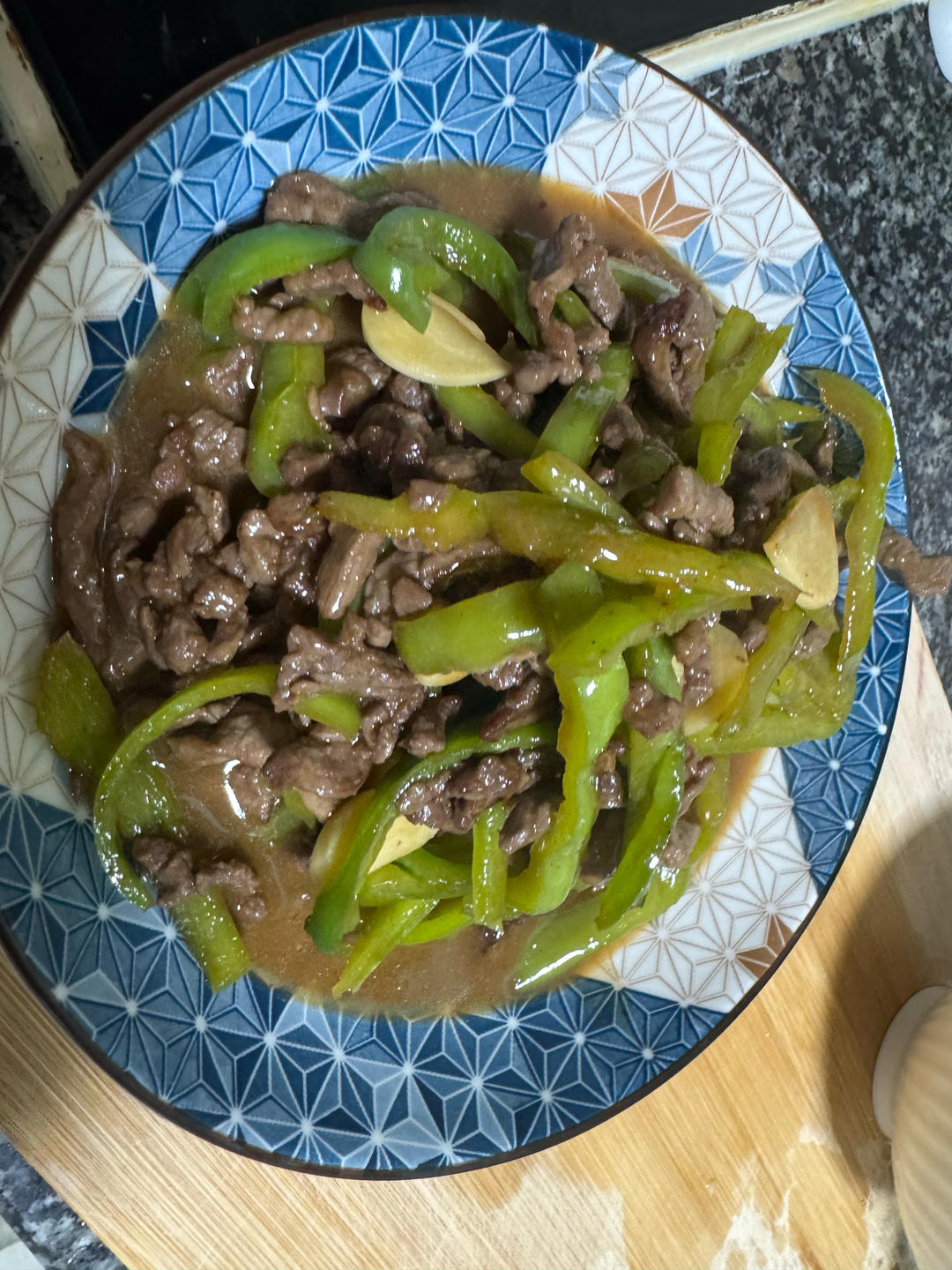 青椒牛肉丝