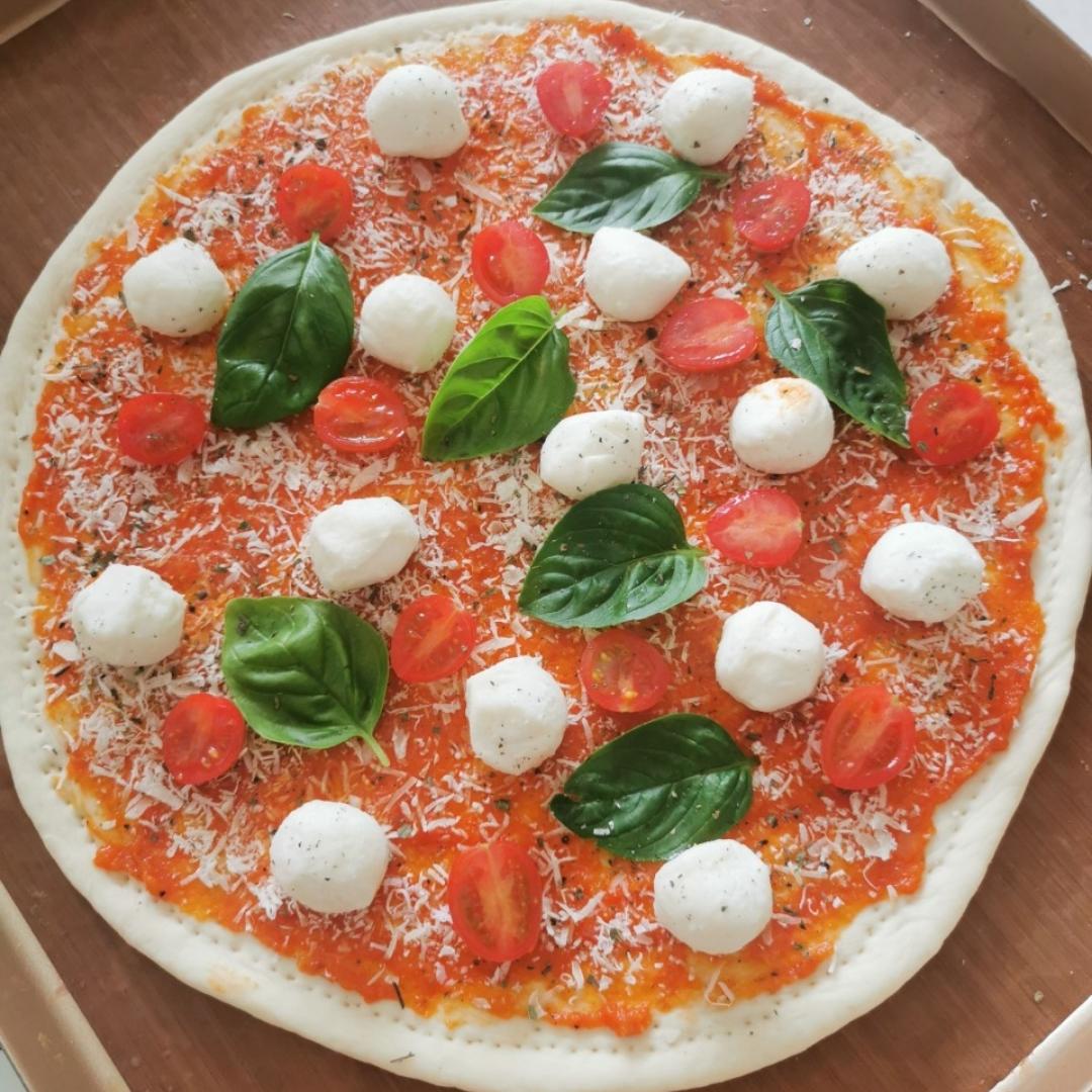 被惊艳到❗️一口爱上❗️超薄玛格丽特披萨🍕