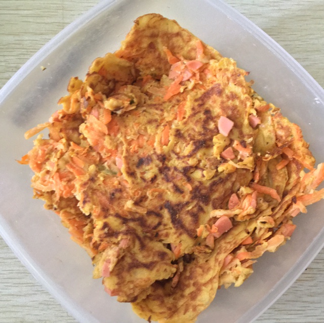 胡萝卜鸡蛋饼