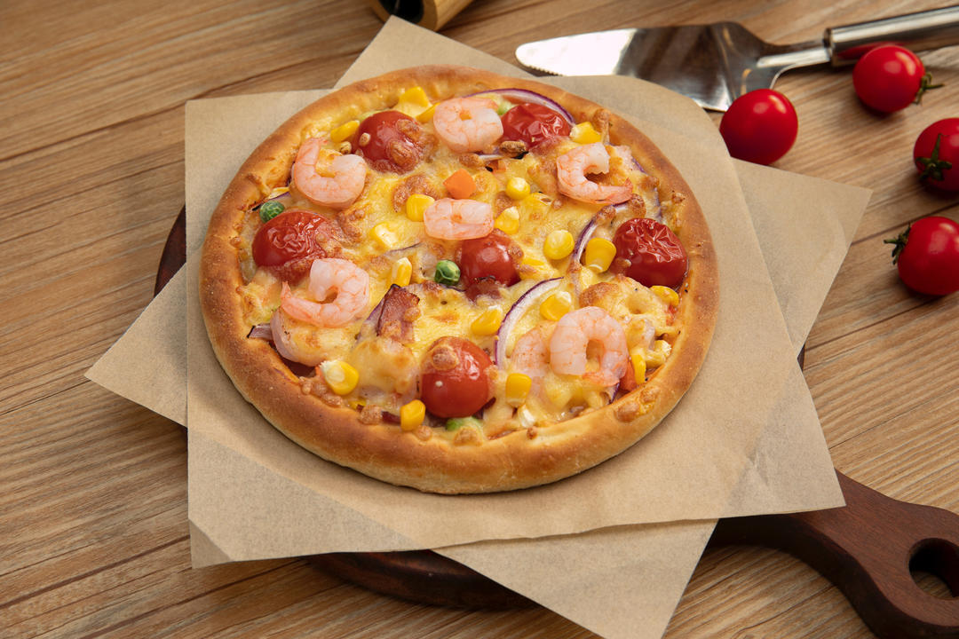田园虾仁披萨-凯度蒸烤箱的做法
