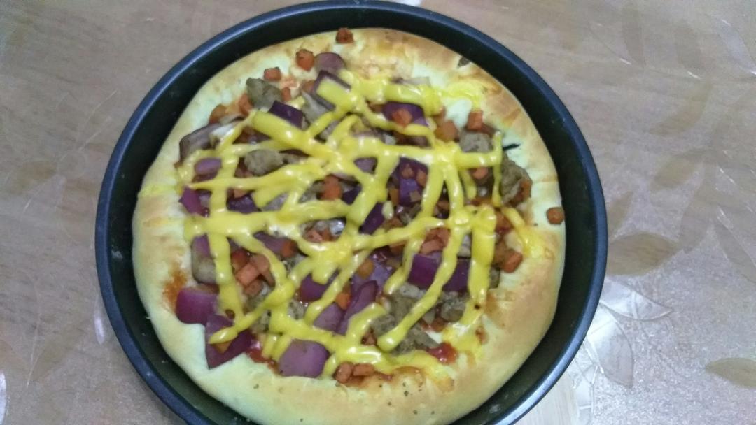 黑椒牛肉厚底披萨