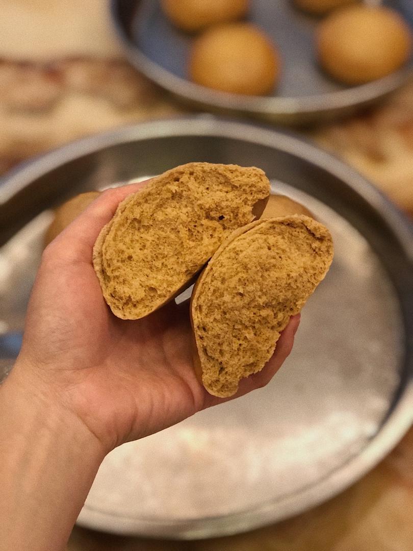 有着面包口感的红糖馒头（一次发酵）