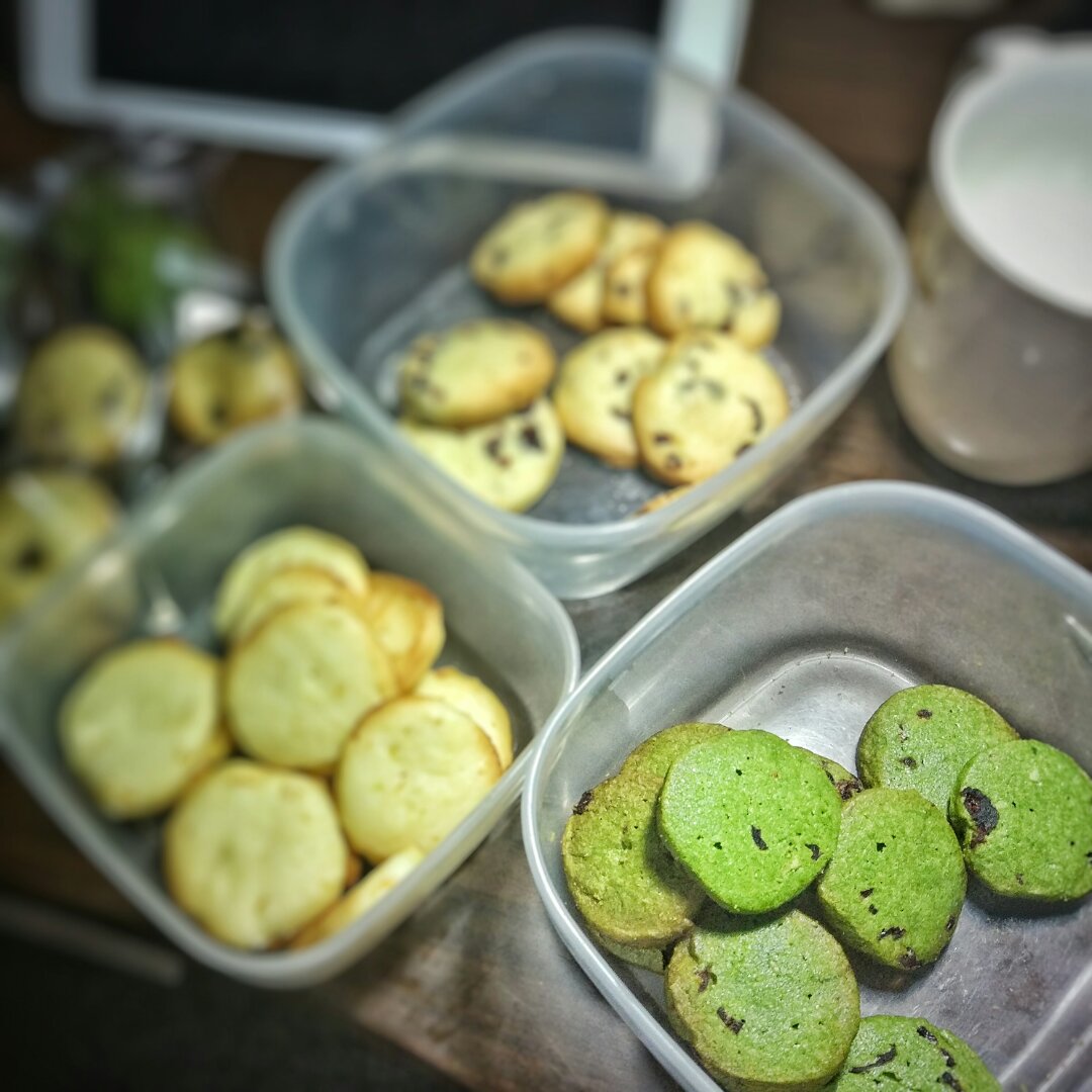 抹茶蔓越莓饼干