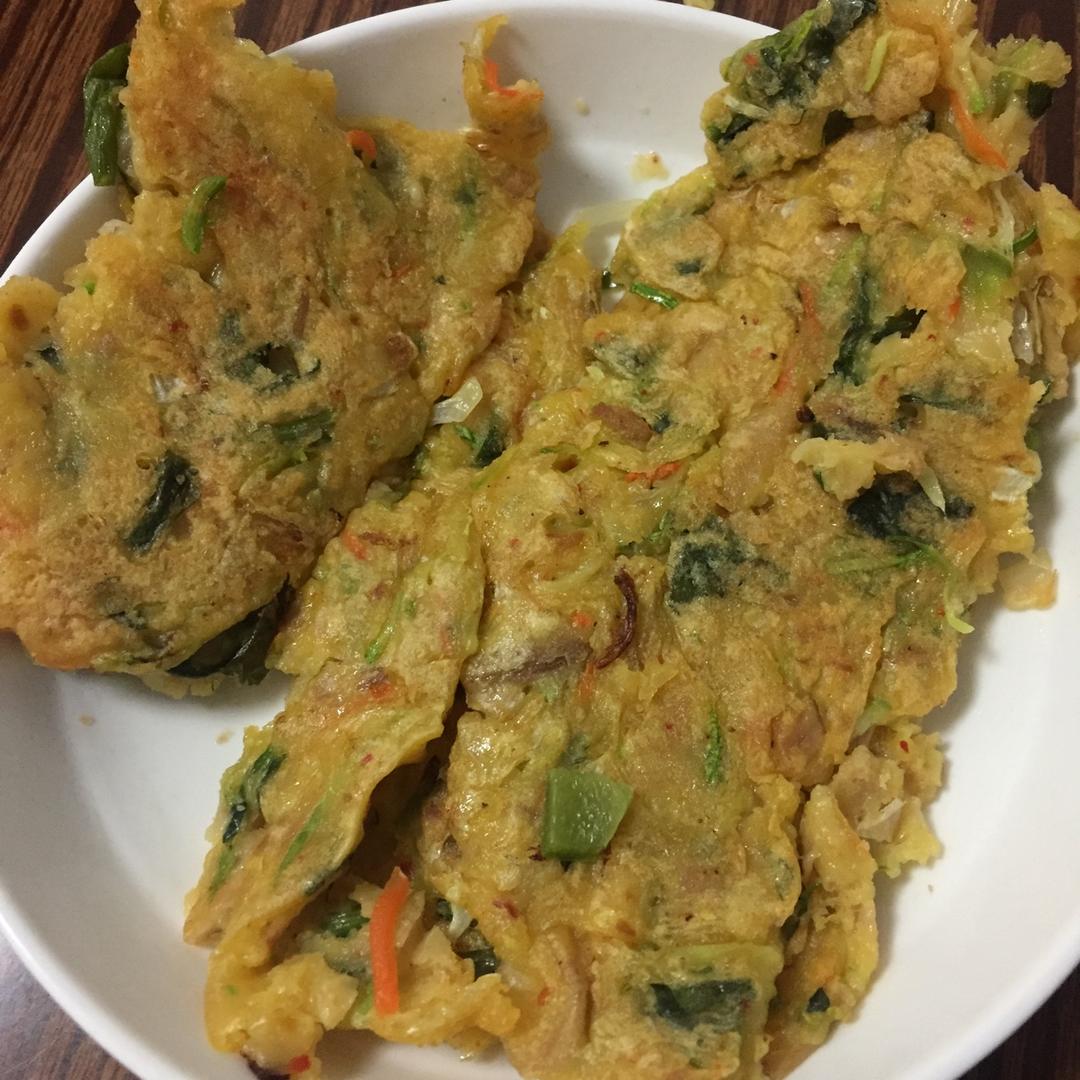 十五分钟的快手泡菜饼