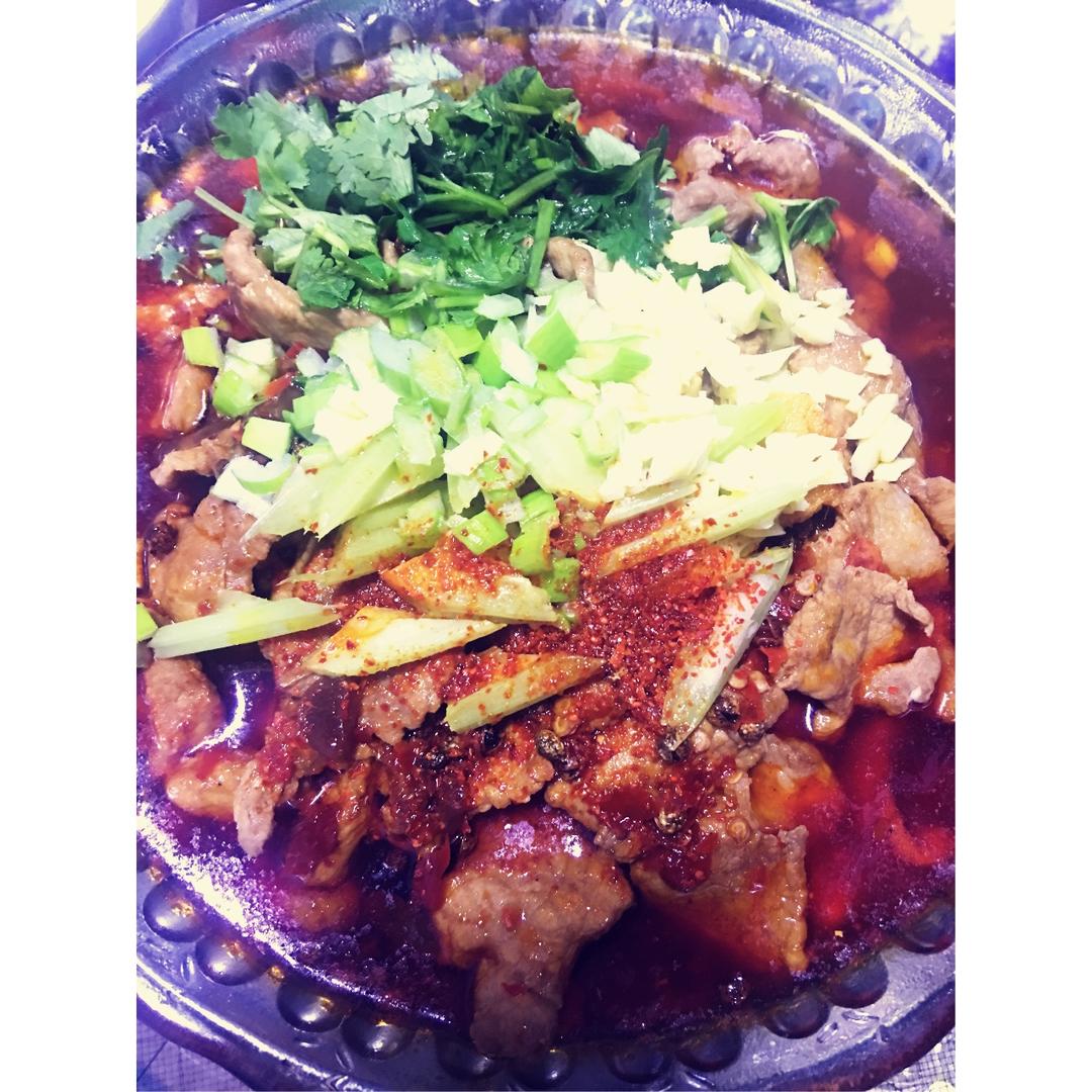 水煮肉片（吃不够的下饭菜）