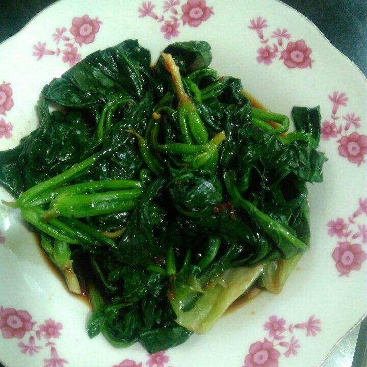 凉拌菠菜