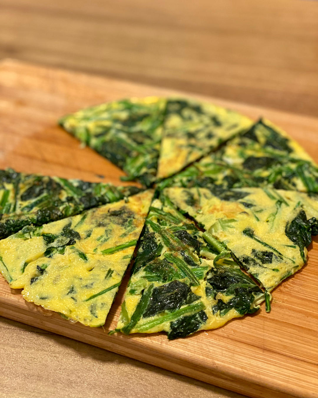 【减脂期】无油菠菜鸡蛋饼