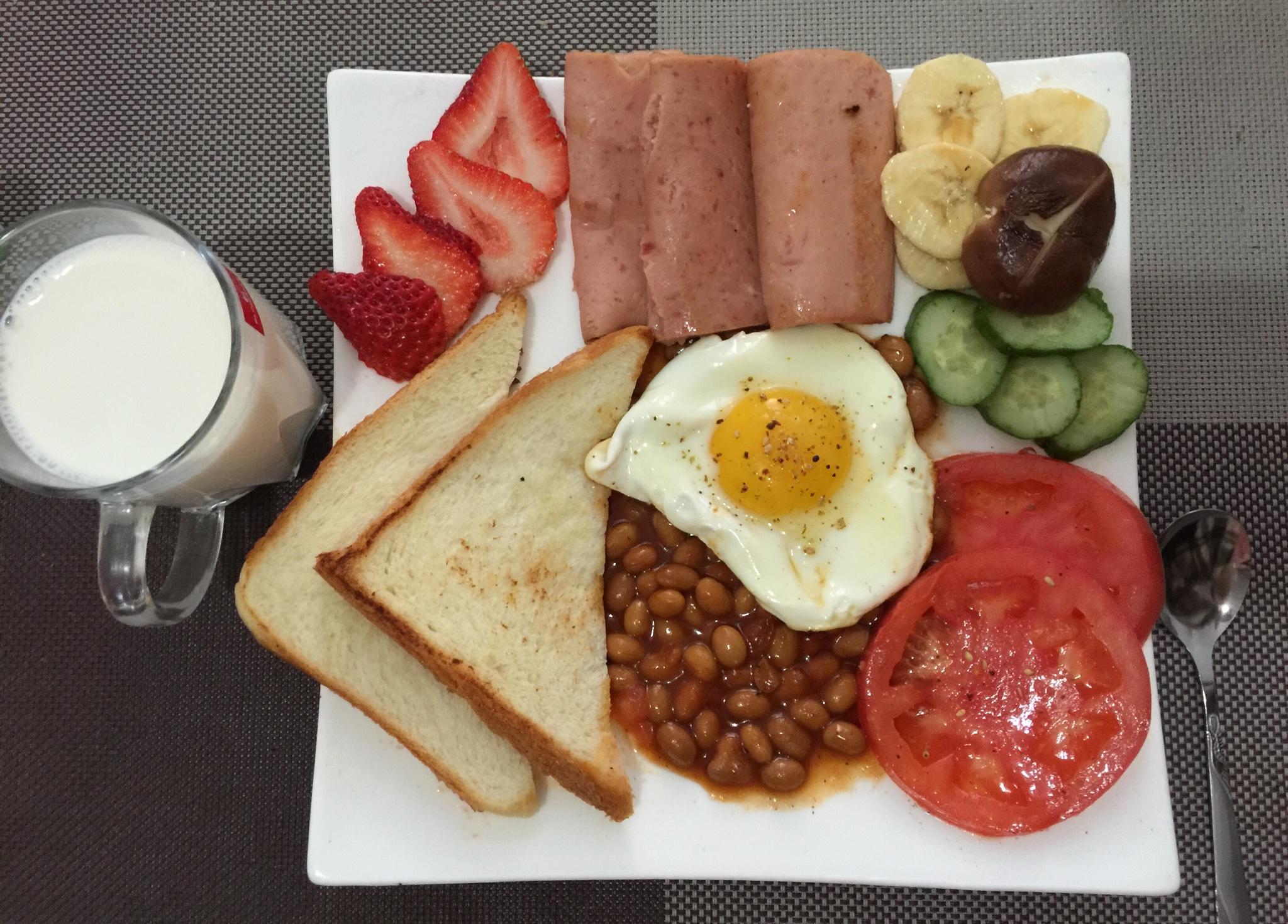 英美早餐摆盘
