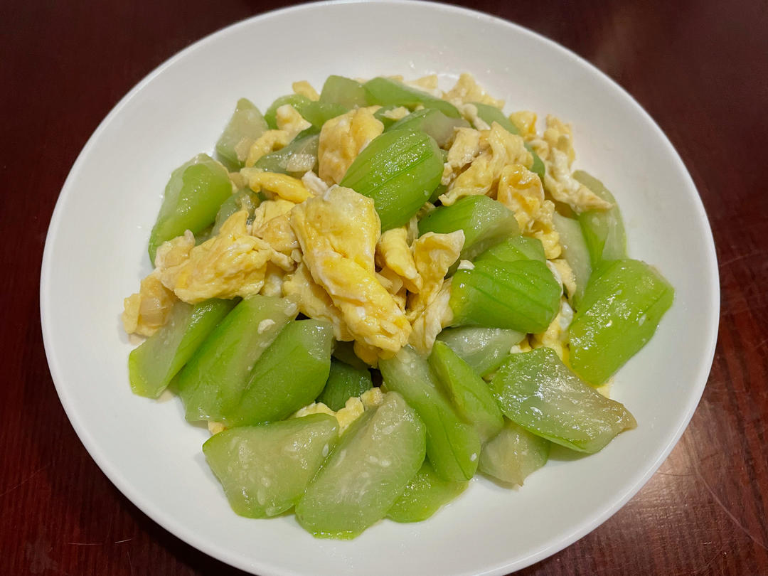 丝瓜炒蛋