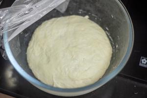 桃桃乌龙乳酪冰面包🍑茶叶清香🍵真实果肉的做法 步骤7
