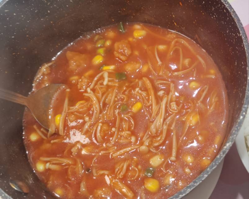 宝宝营养餐：茄汁虾滑