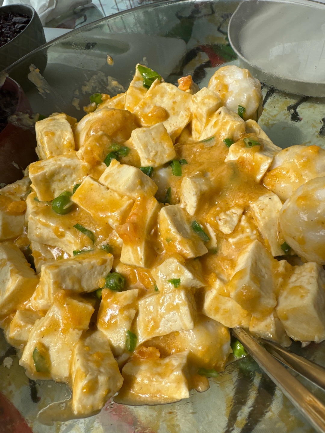 小白都能做的蟹黄豆腐