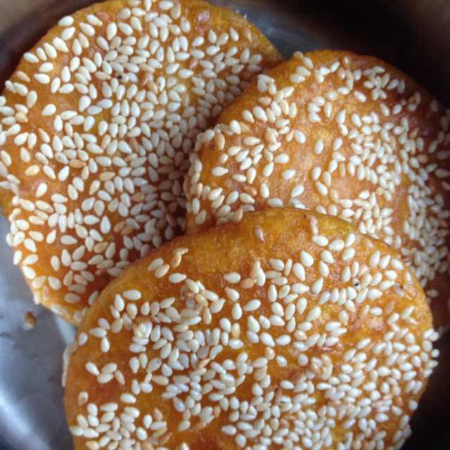 芝麻南瓜饼
