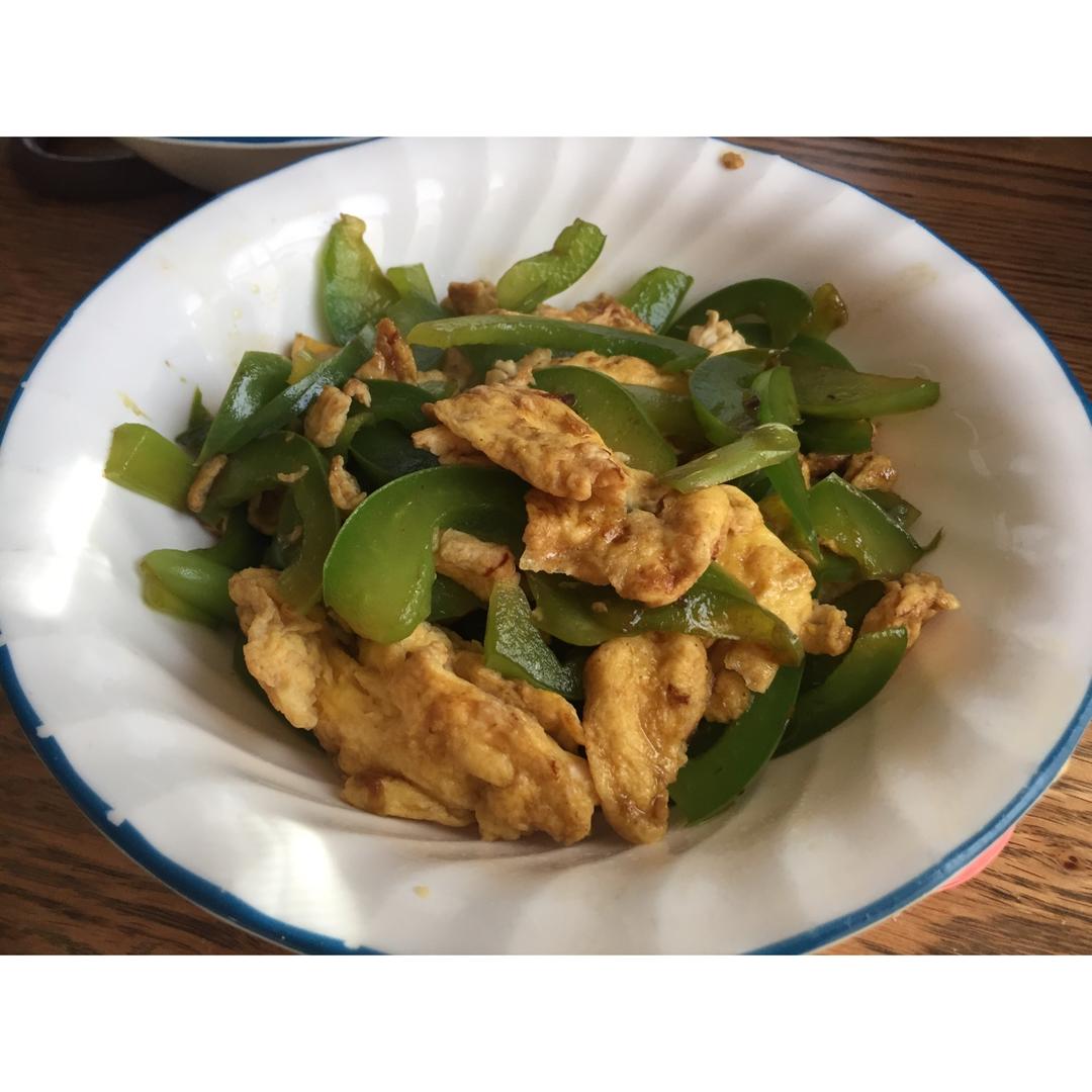 青椒炒蛋
