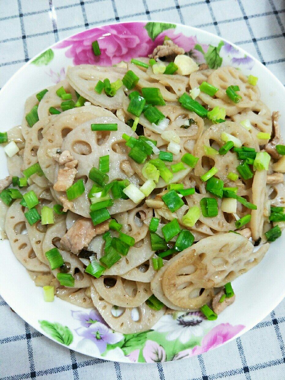 藕片炒肉（下饭版）