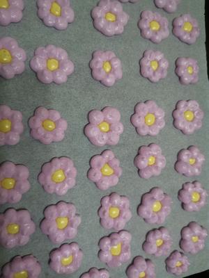 火龙果花朵溶豆～无糖（宝宝零食）的做法 步骤5