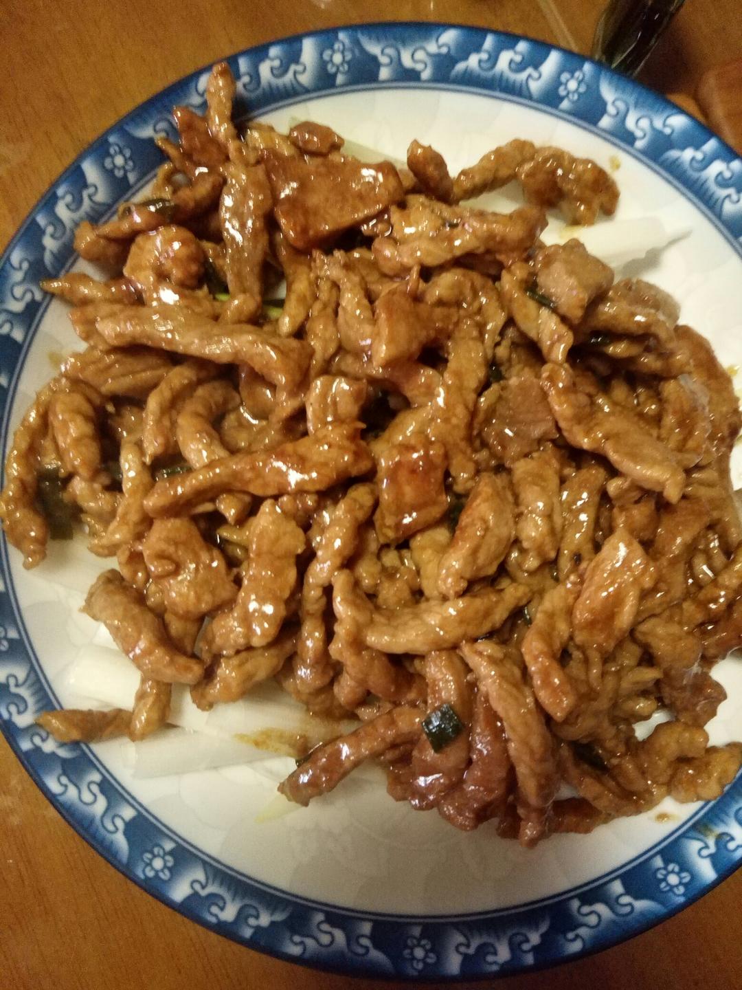 京酱肉丝