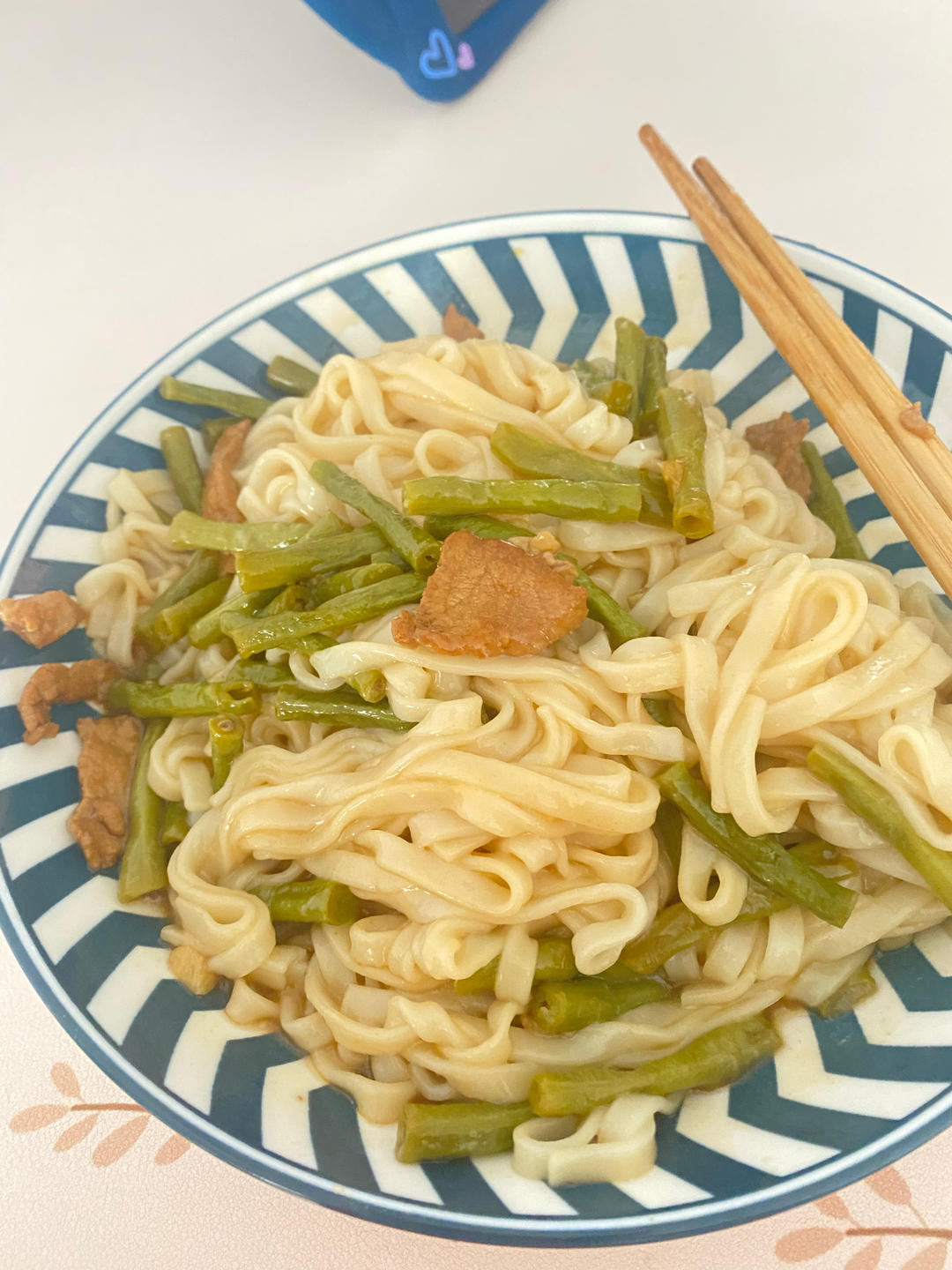 豆角肉沫打卤面