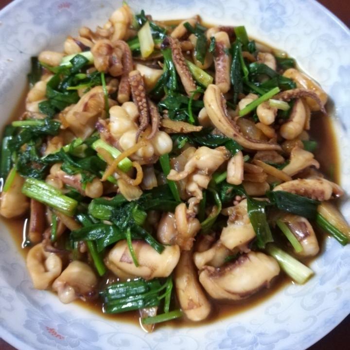 爆炒鱿鱼家常做法