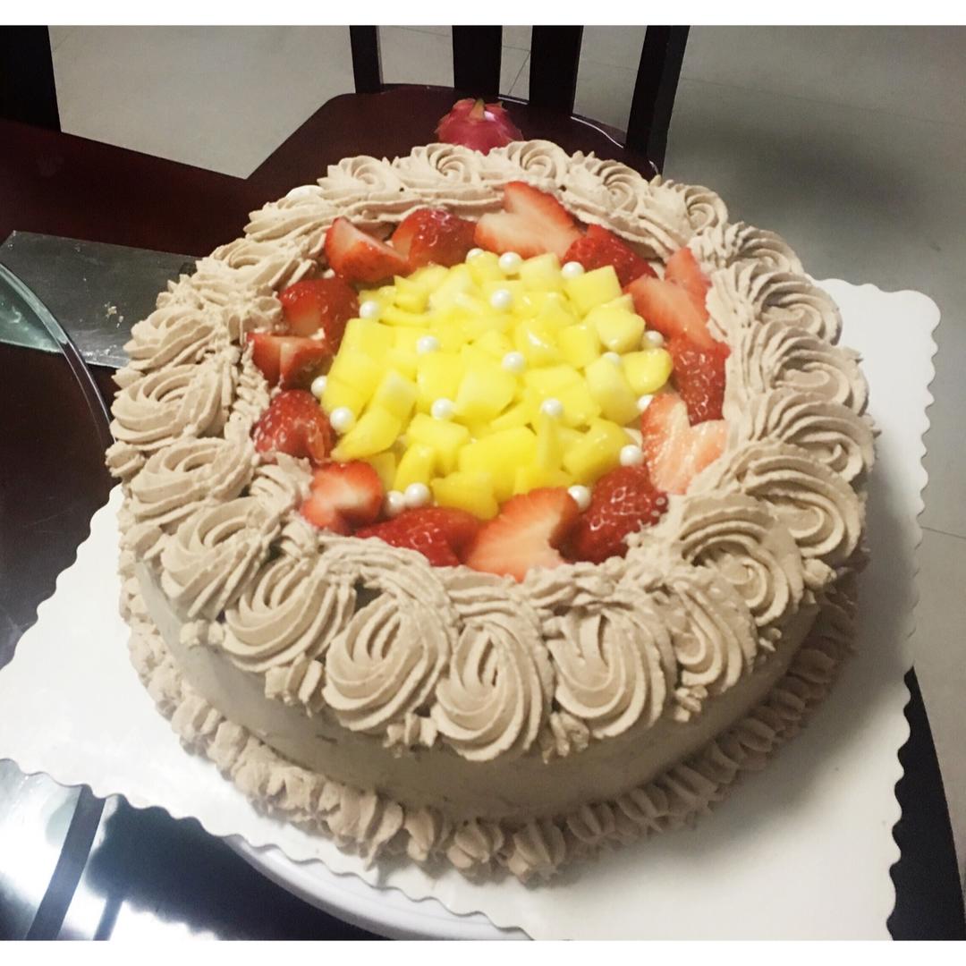 奥利奥水果奶油蛋糕