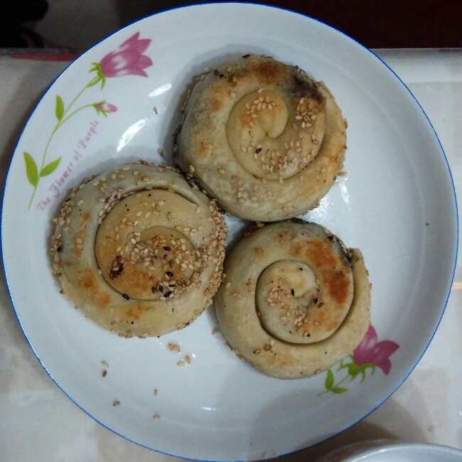 油渣芝麻饼