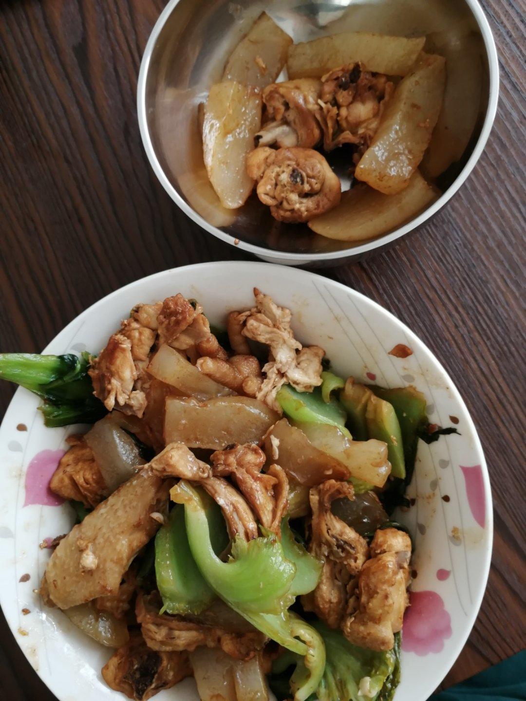 红薯粉烧肉
